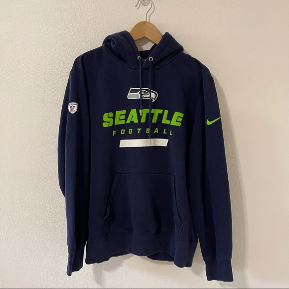 Nike Other - Seattle Seahawks Football NFL Nike Navy Hoodie-L